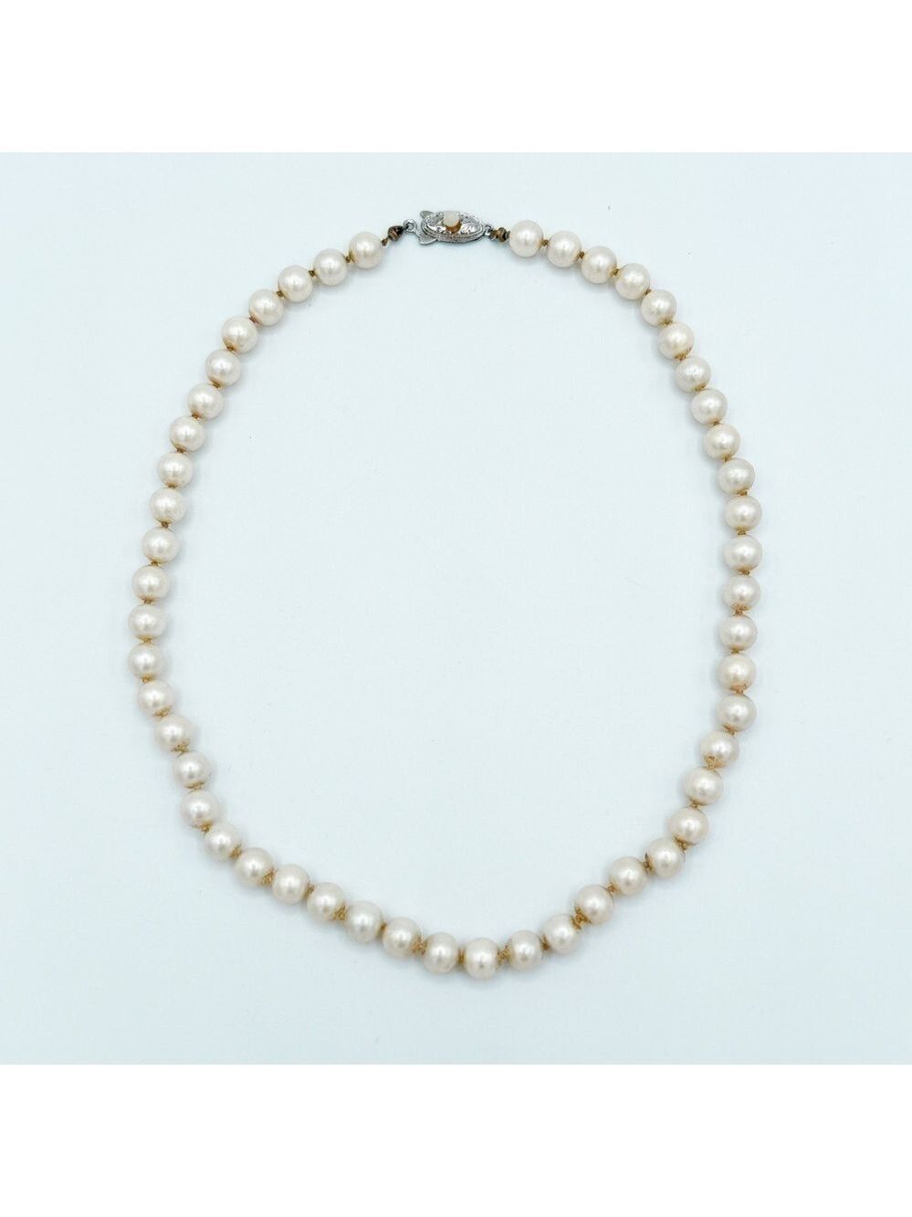 Antique hand knotted pearls